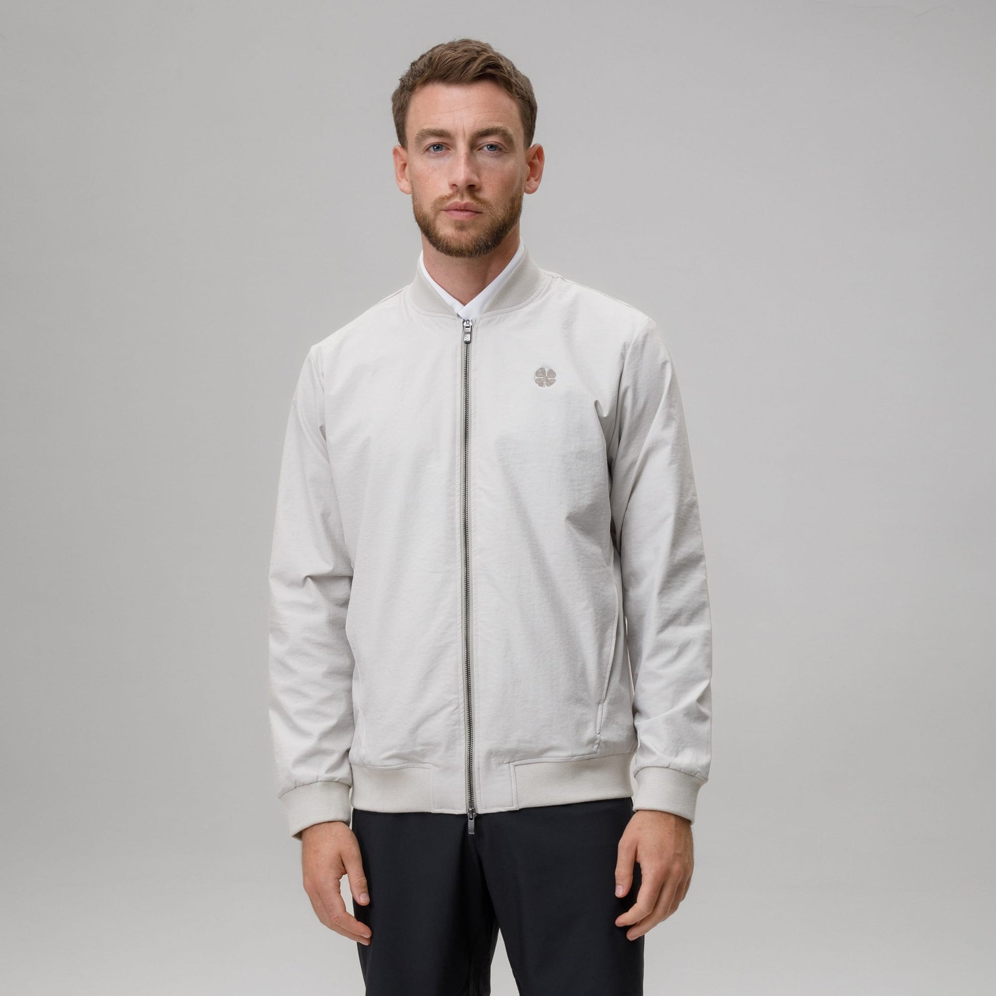 adidas Celtic Golf Ultimate 365+ Full Zip Beige Jacket