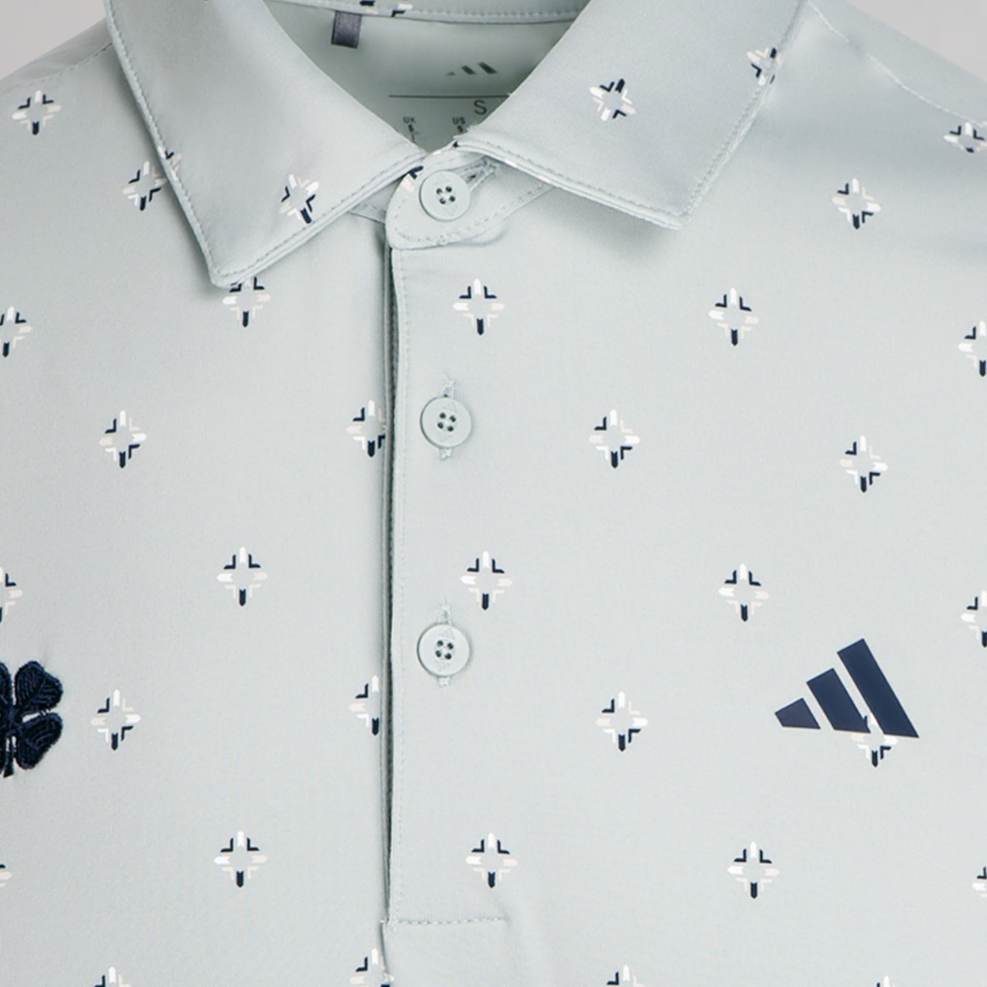 adidas Celtic Golf Ultimate365 Climacool Essence Print Green Polo Shirt