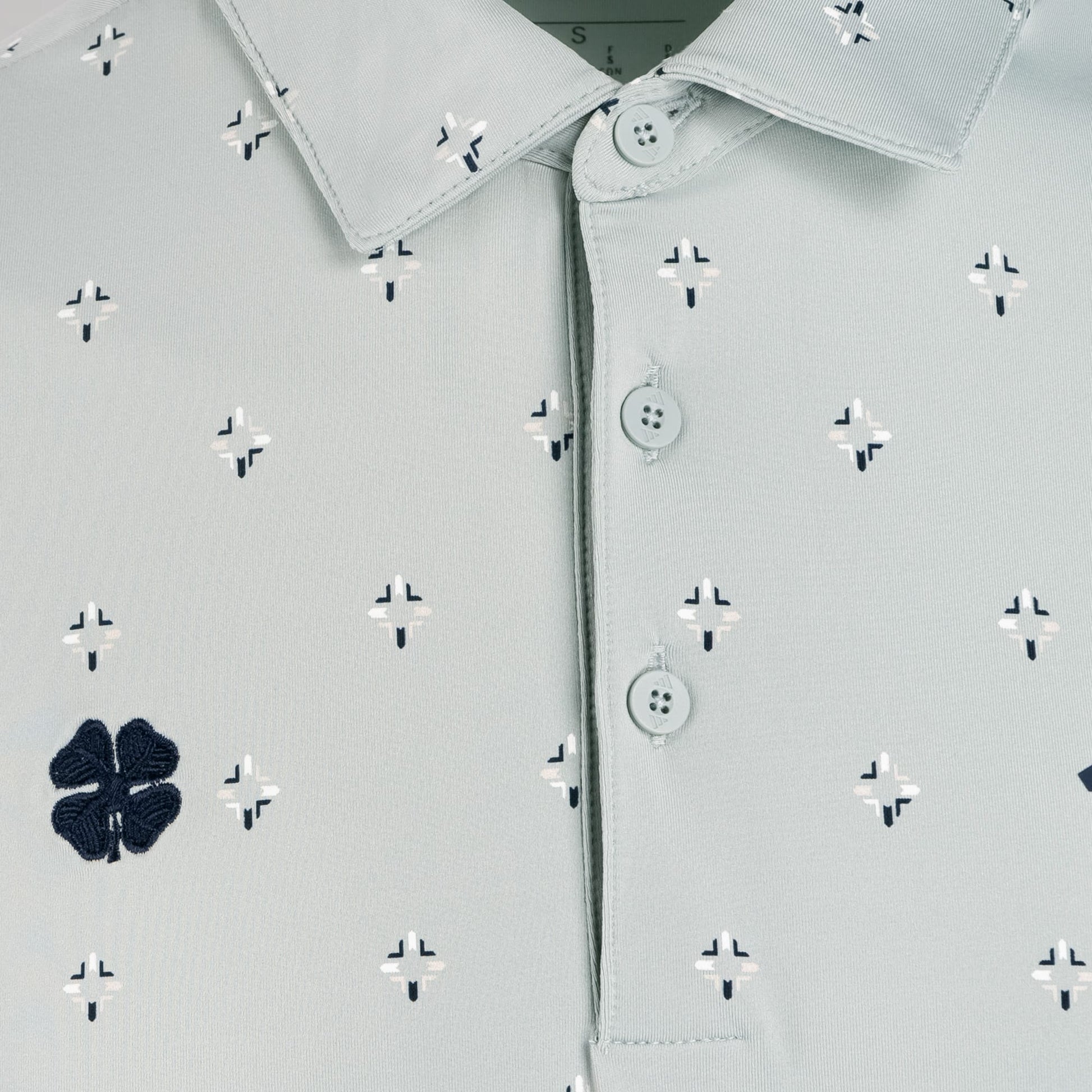 adidas Celtic Golf Ultimate365 Climacool Essence Print Green Polo Shirt