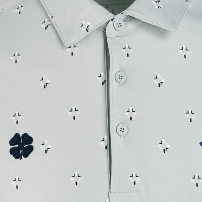 adidas Celtic Golf Ultimate365 Climacool Essence Print Green Polo Shirt