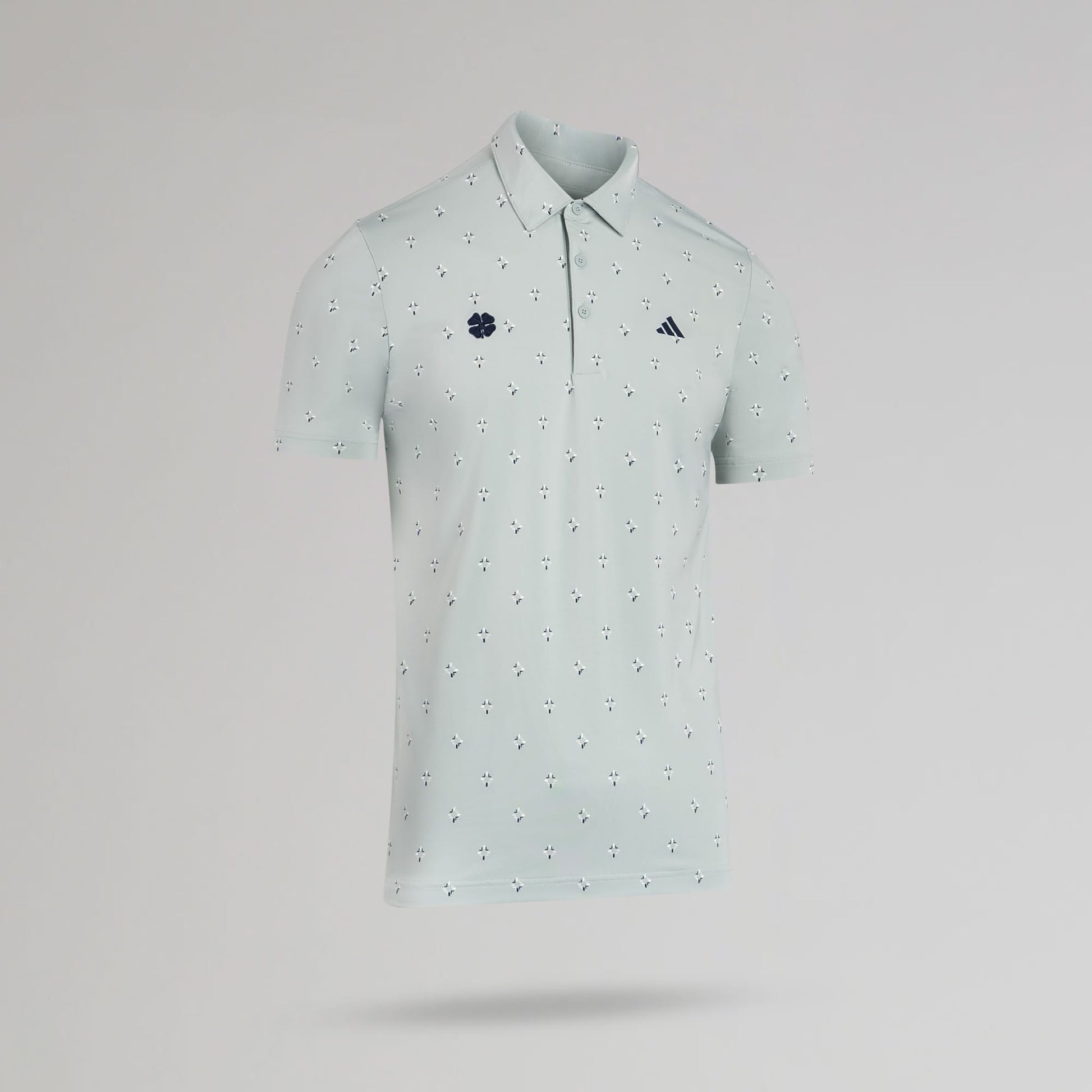 adidas Celtic Golf Ultimate365 Climacool Essence Print Green Polo Shirt