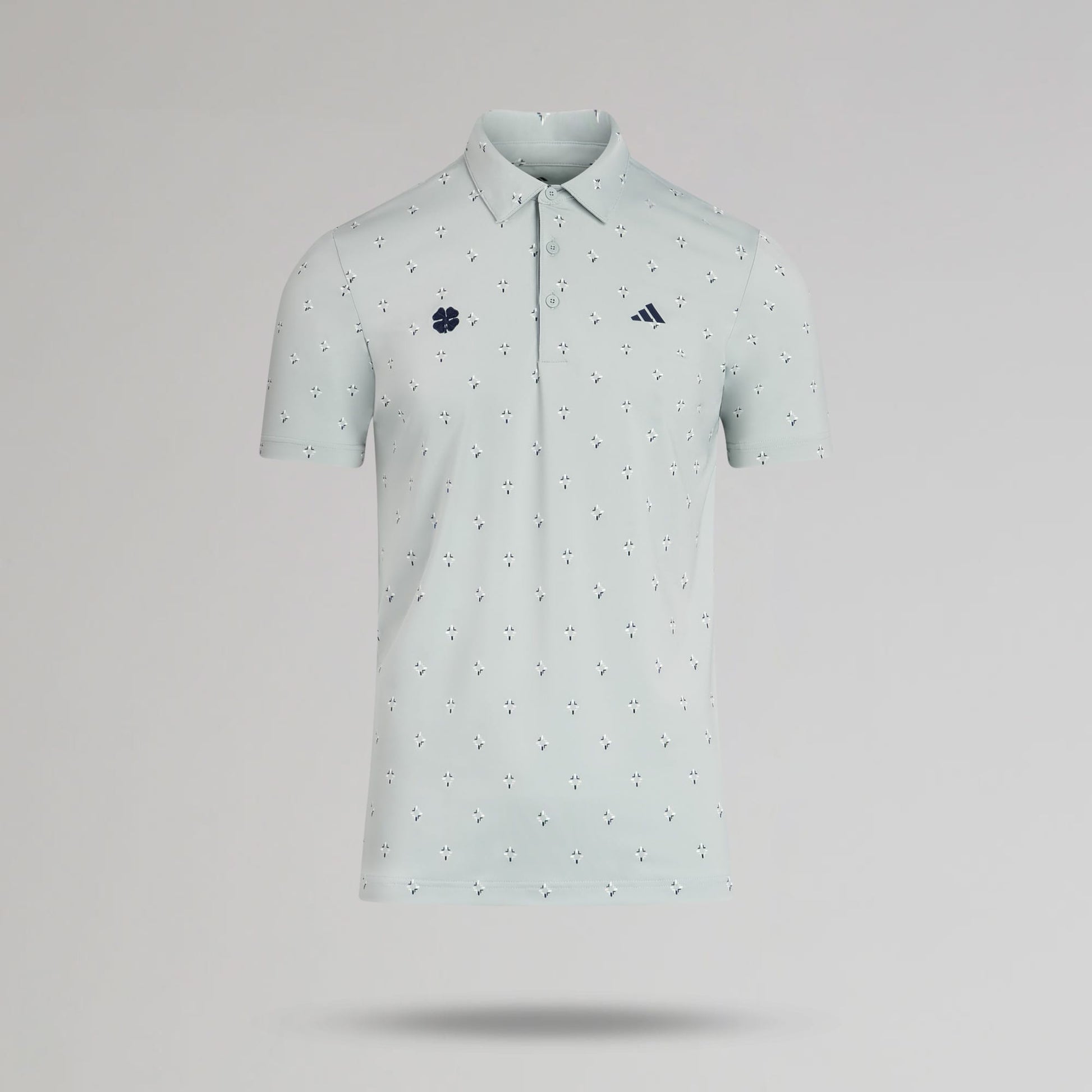 adidas Celtic Golf Ultimate365 Climacool Essence Print Green Polo Shirt