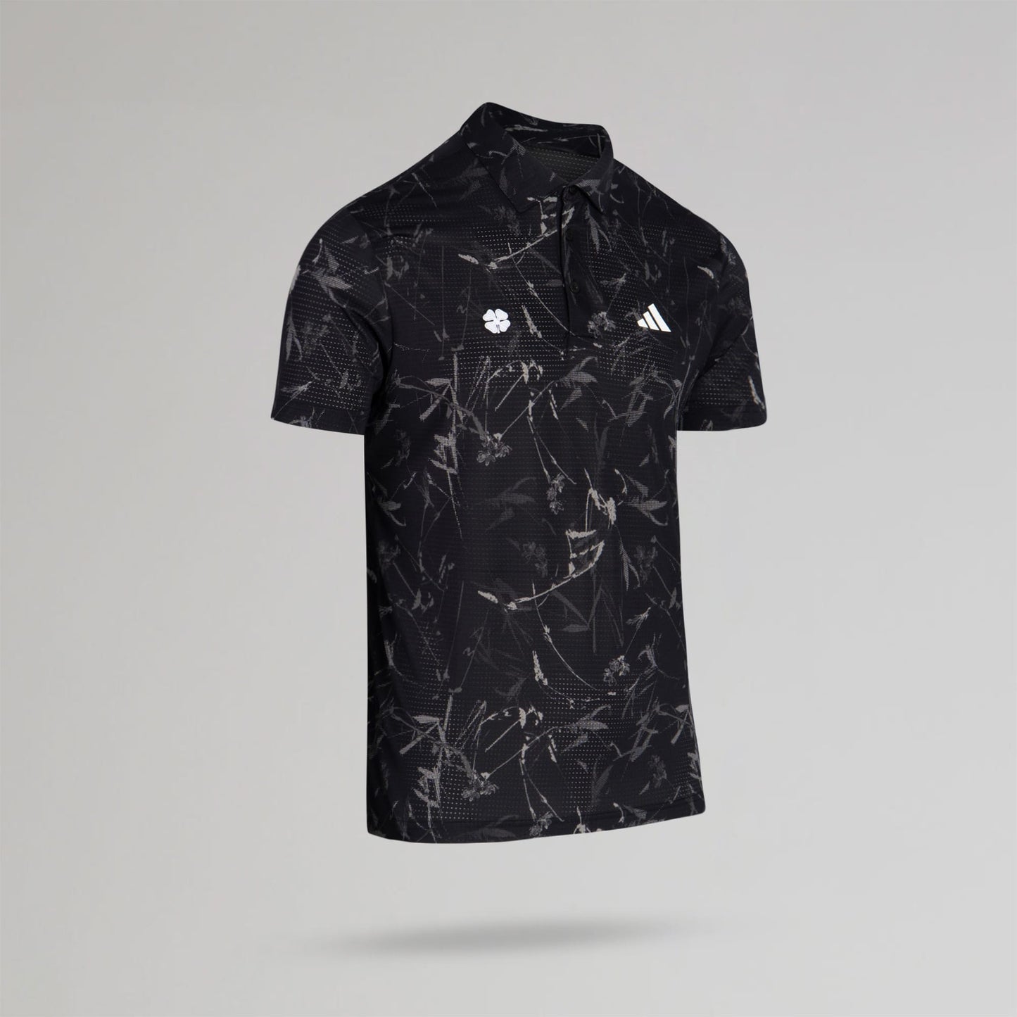 adidas Celtic Golf Ultimate365 Mesh Climacool Black Polo Shirt