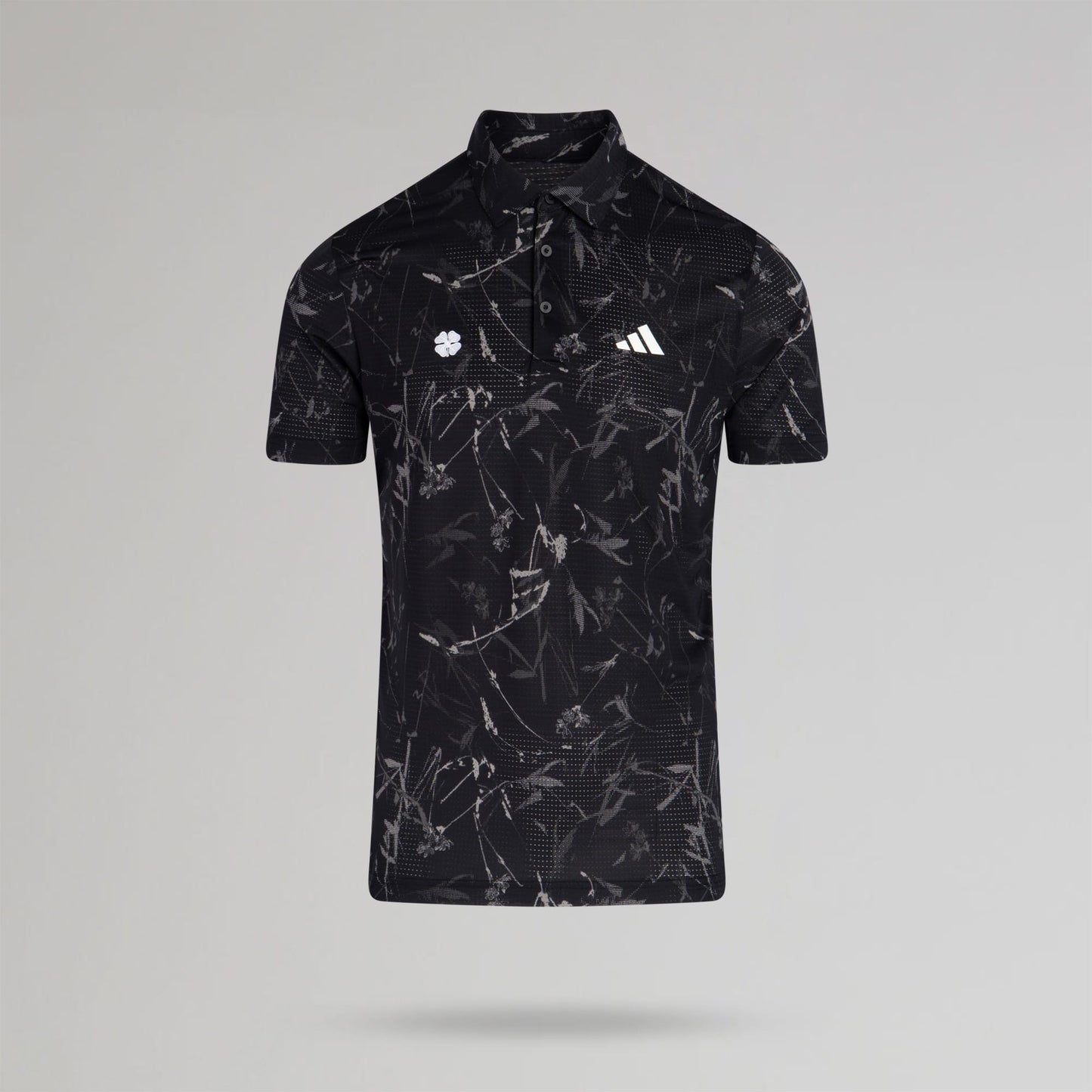 adidas Celtic Golf Ultimate365 Mesh Climacool Black Polo Shirt
