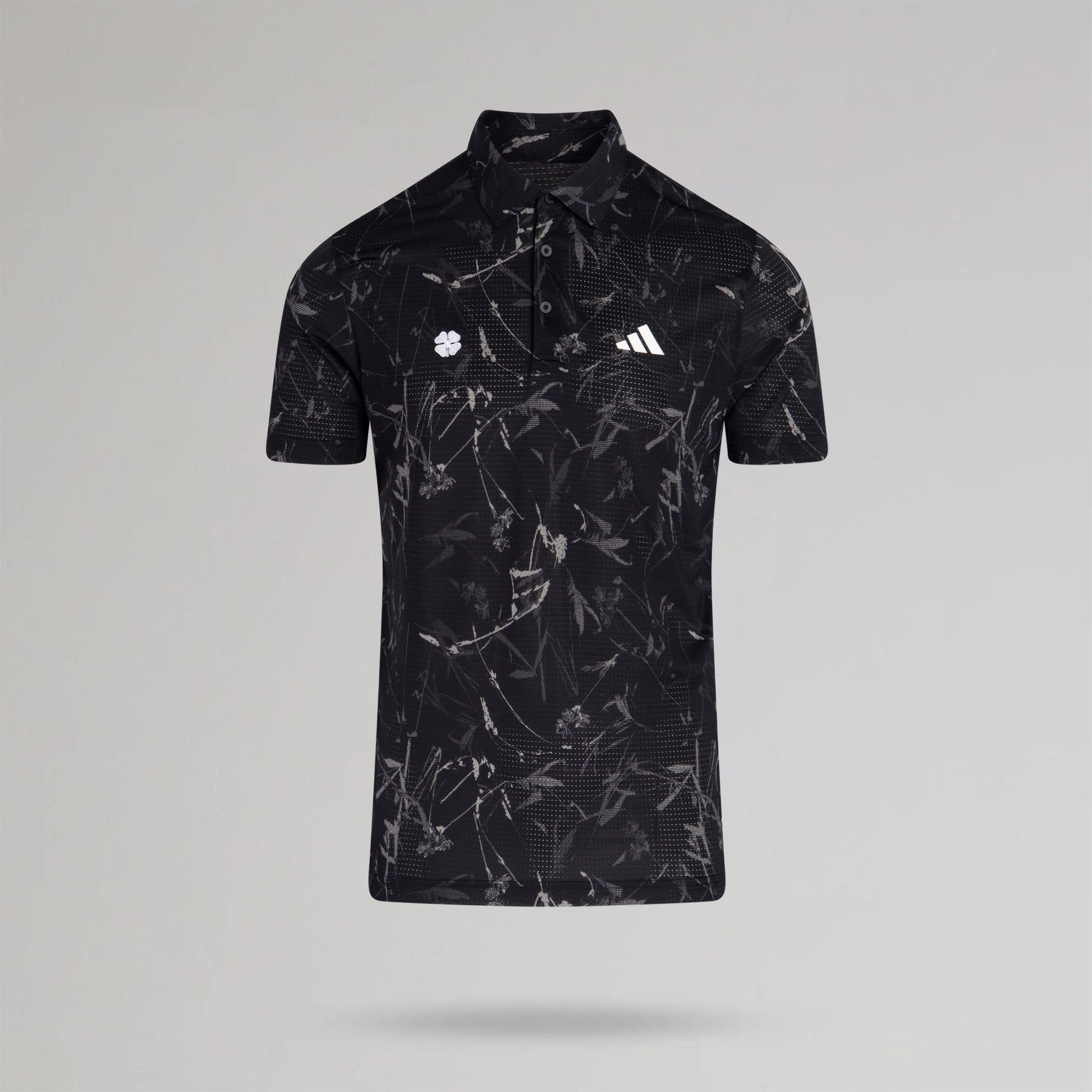 adidas Celtic Golf Ultimate365 Mesh Climacool Black Polo Shirt