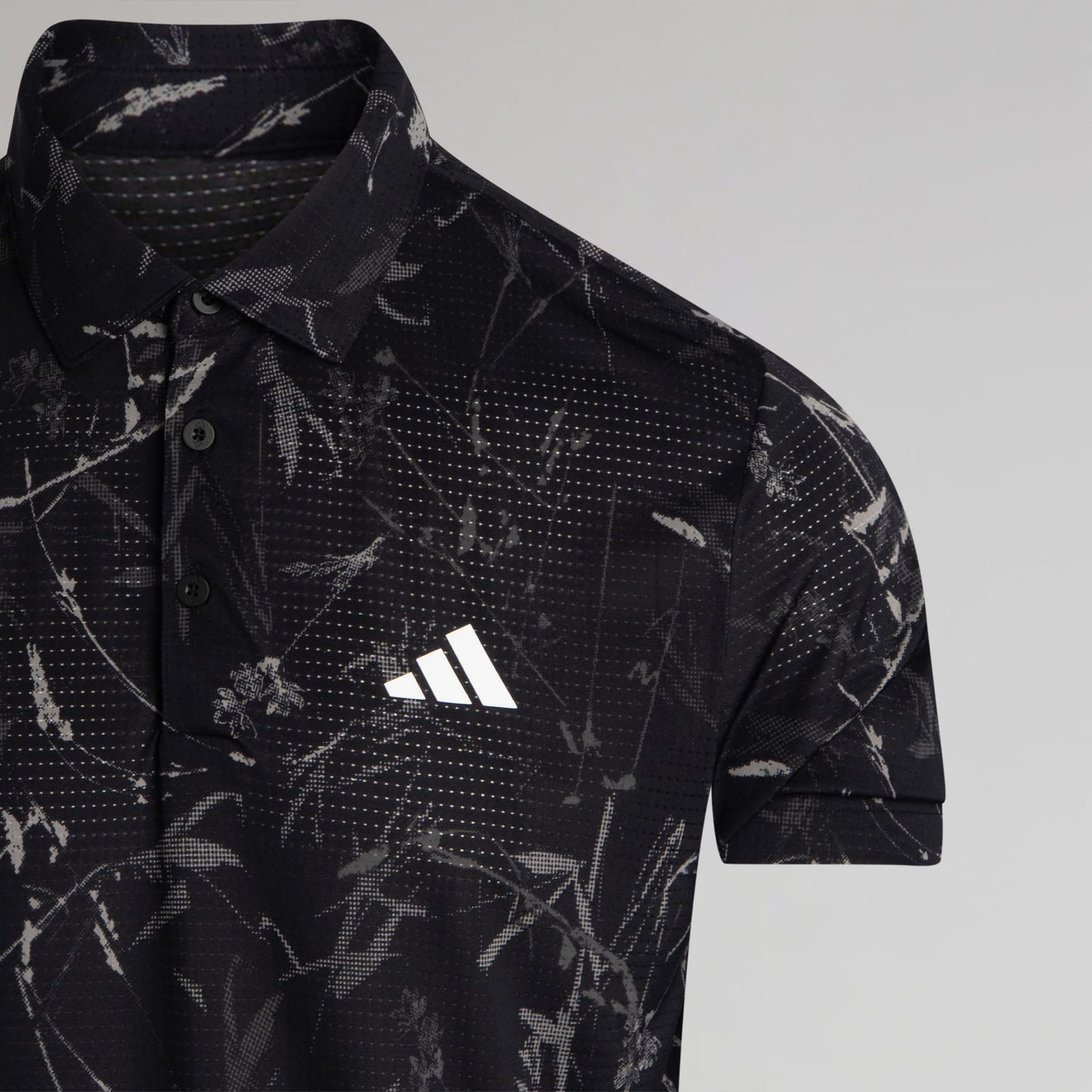 adidas Celtic Golf Ultimate365 Mesh Climacool Black Polo Shirt