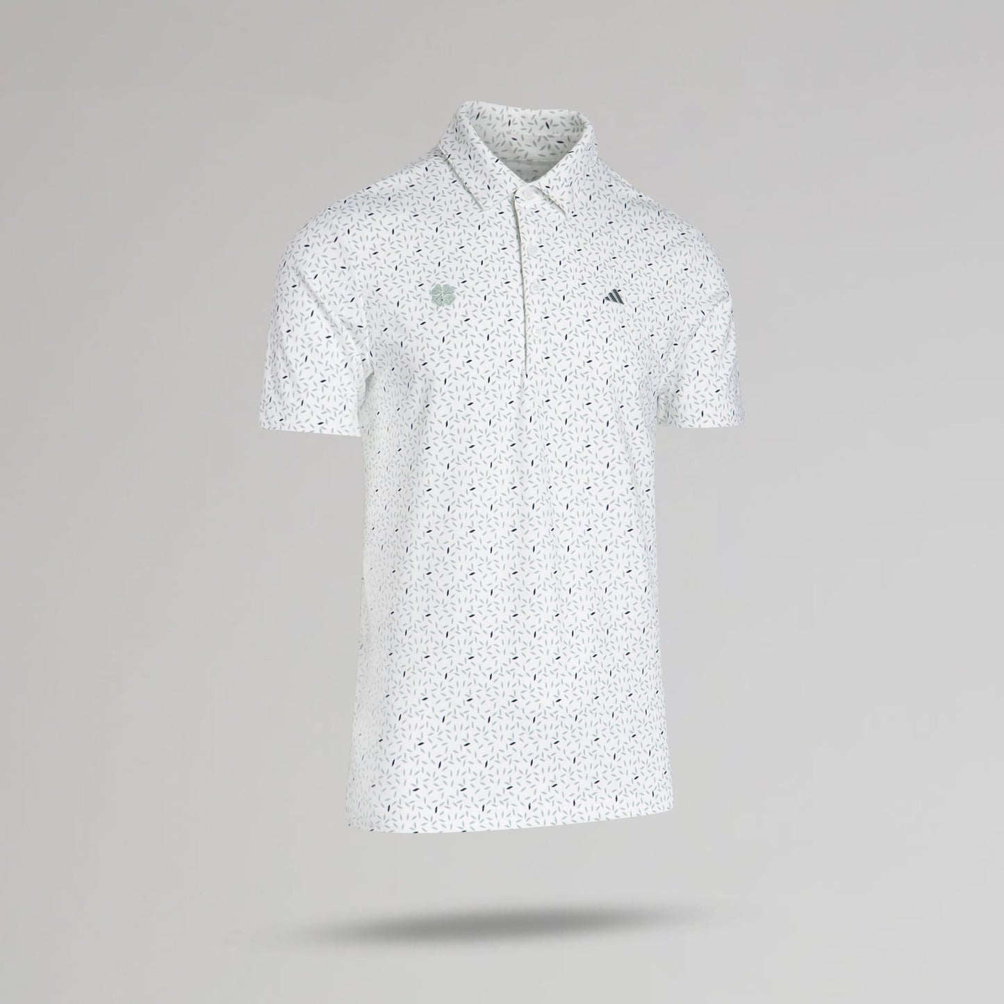 adidas Celtic Golf Ultimate365+ Soft Print White Polo Shirt