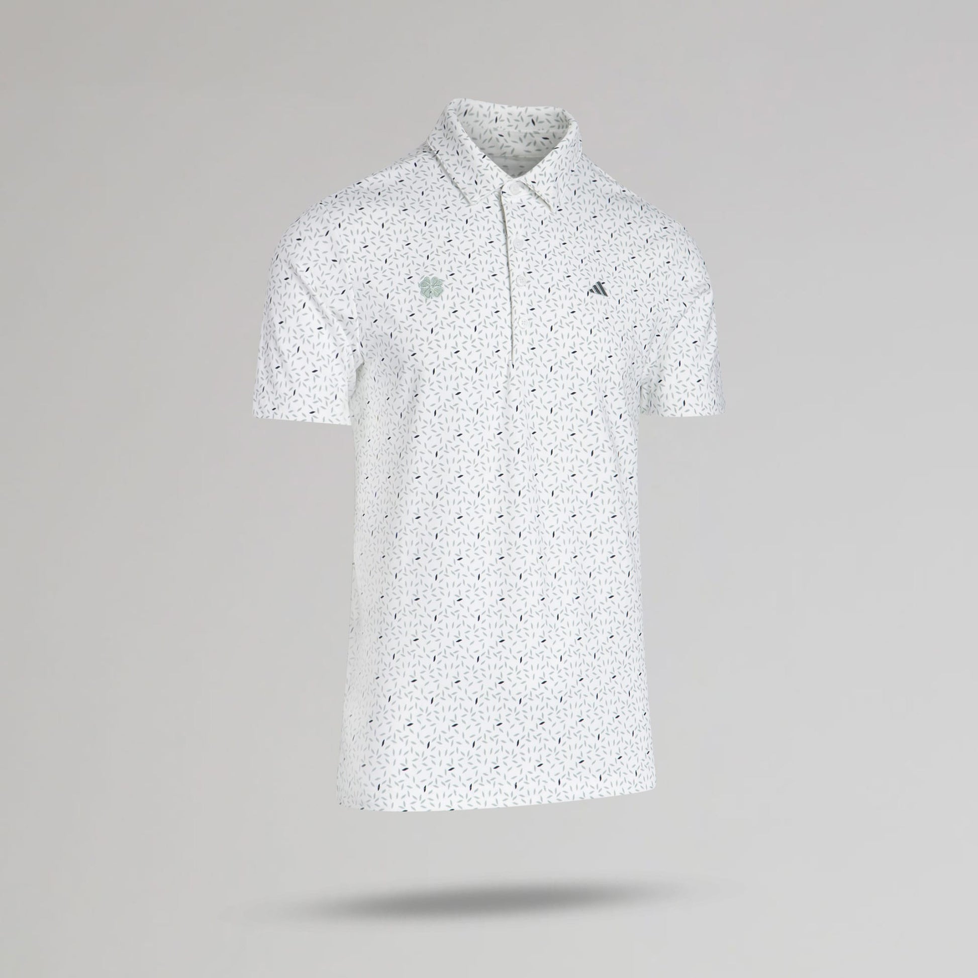 adidas Celtic Golf Ultimate365+ Soft Print White Polo Shirt
