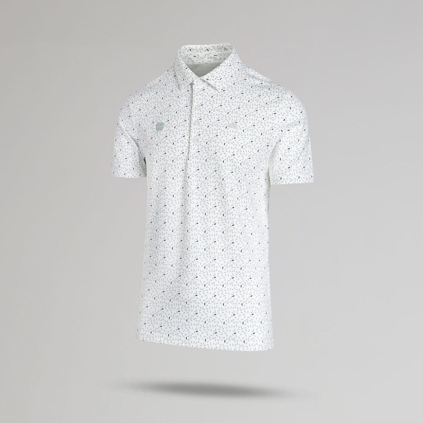 adidas Celtic Golf Ultimate365+ Soft Print White Polo Shirt