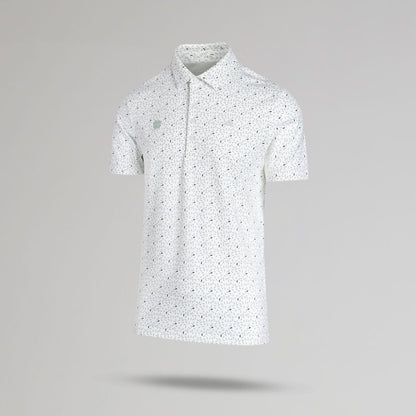 adidas Celtic Golf Ultimate365+ Soft Print White Polo Shirt