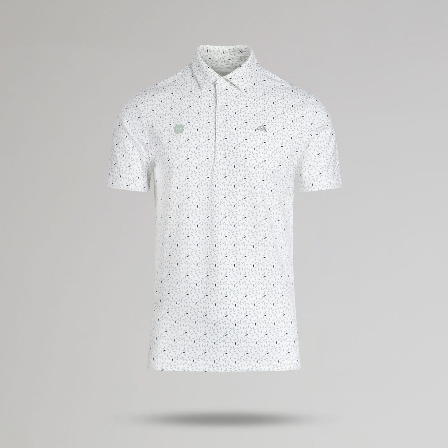 adidas Celtic Golf Ultimate365+ Soft Print White Polo Shirt