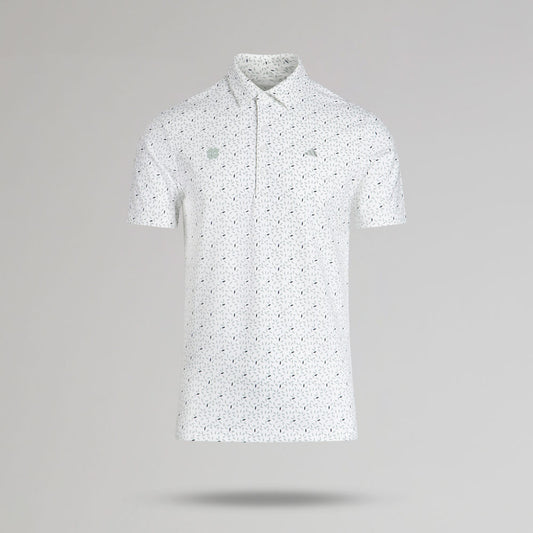 adidas Celtic Golf Ultimate365+ Soft Print White Polo Shirt