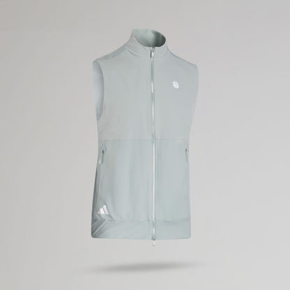 adidas Celtic Golf Ultimate365 Tour Full Zip Light Green Vest