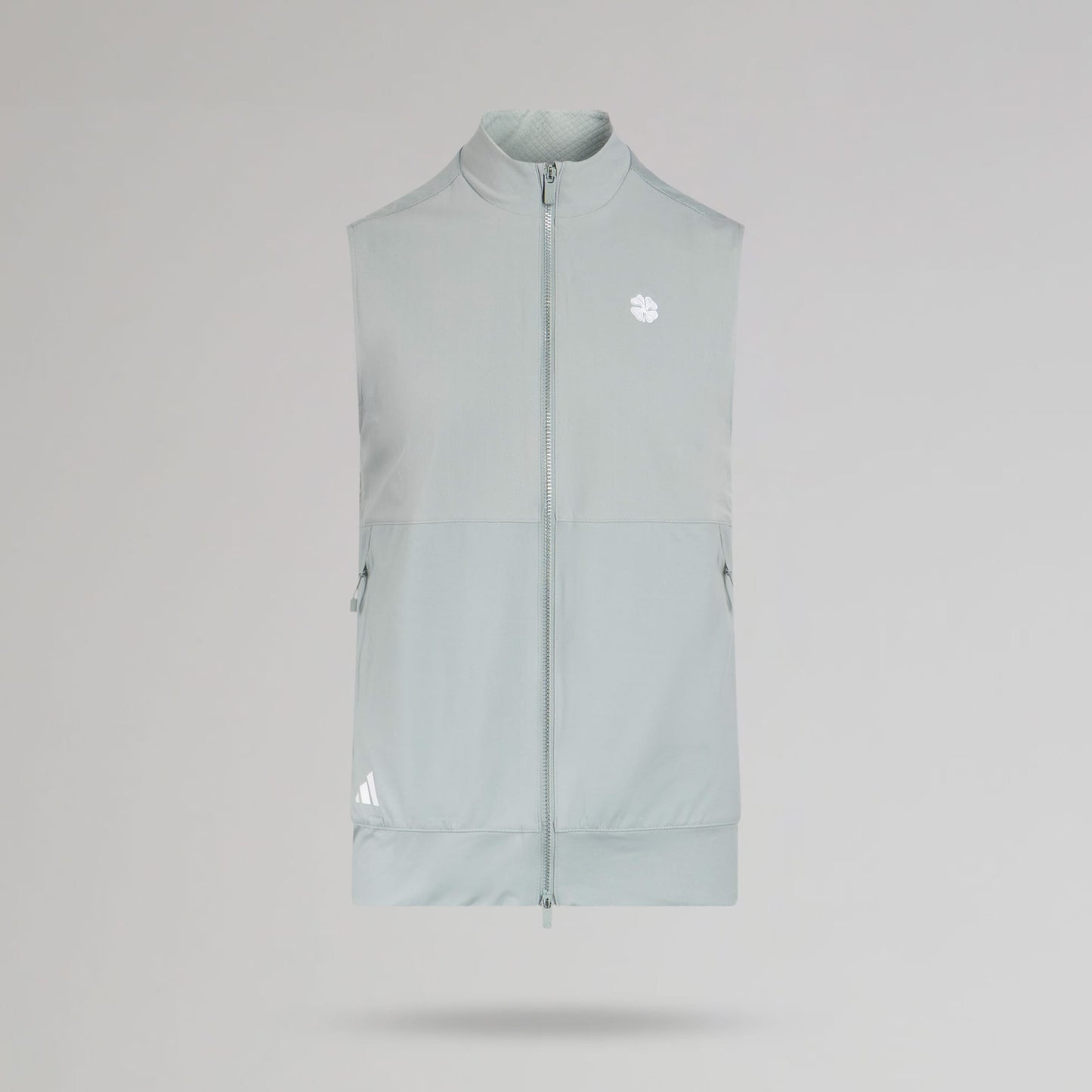 adidas Celtic Golf Ultimate365 Tour Full Zip Light Green Vest