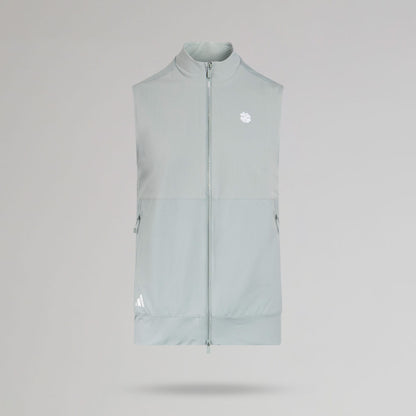 adidas Celtic Golf Ultimate365 Tour Full Zip Light Green Vest