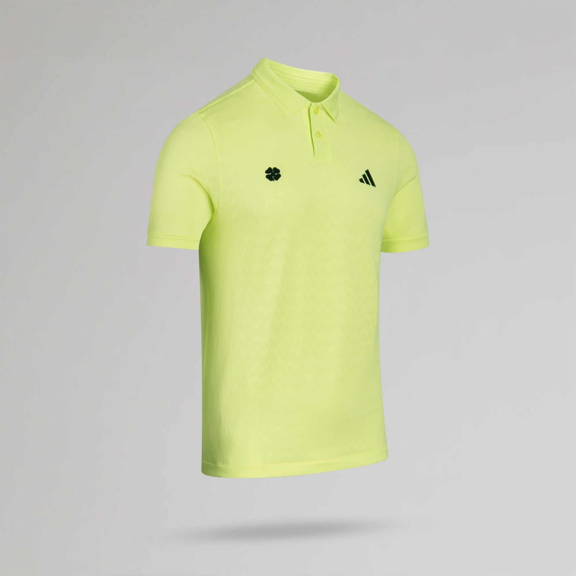 adidas Celtic Golf Ultimate365 Tour Seamless Yellow Polo Shirt