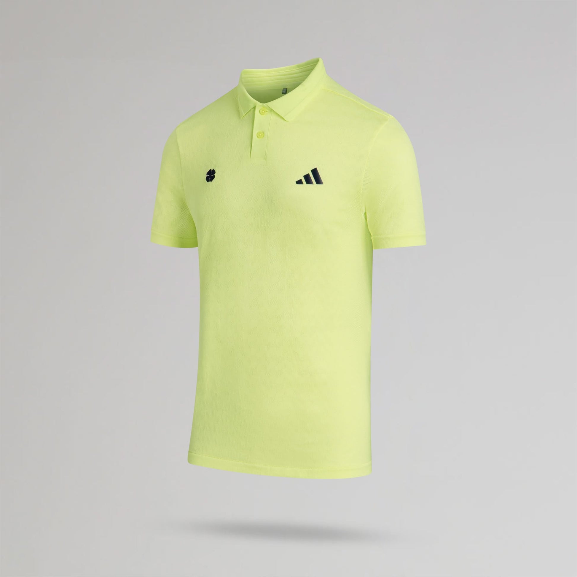 adidas Celtic Golf Ultimate365 Tour Seamless Yellow Polo Shirt