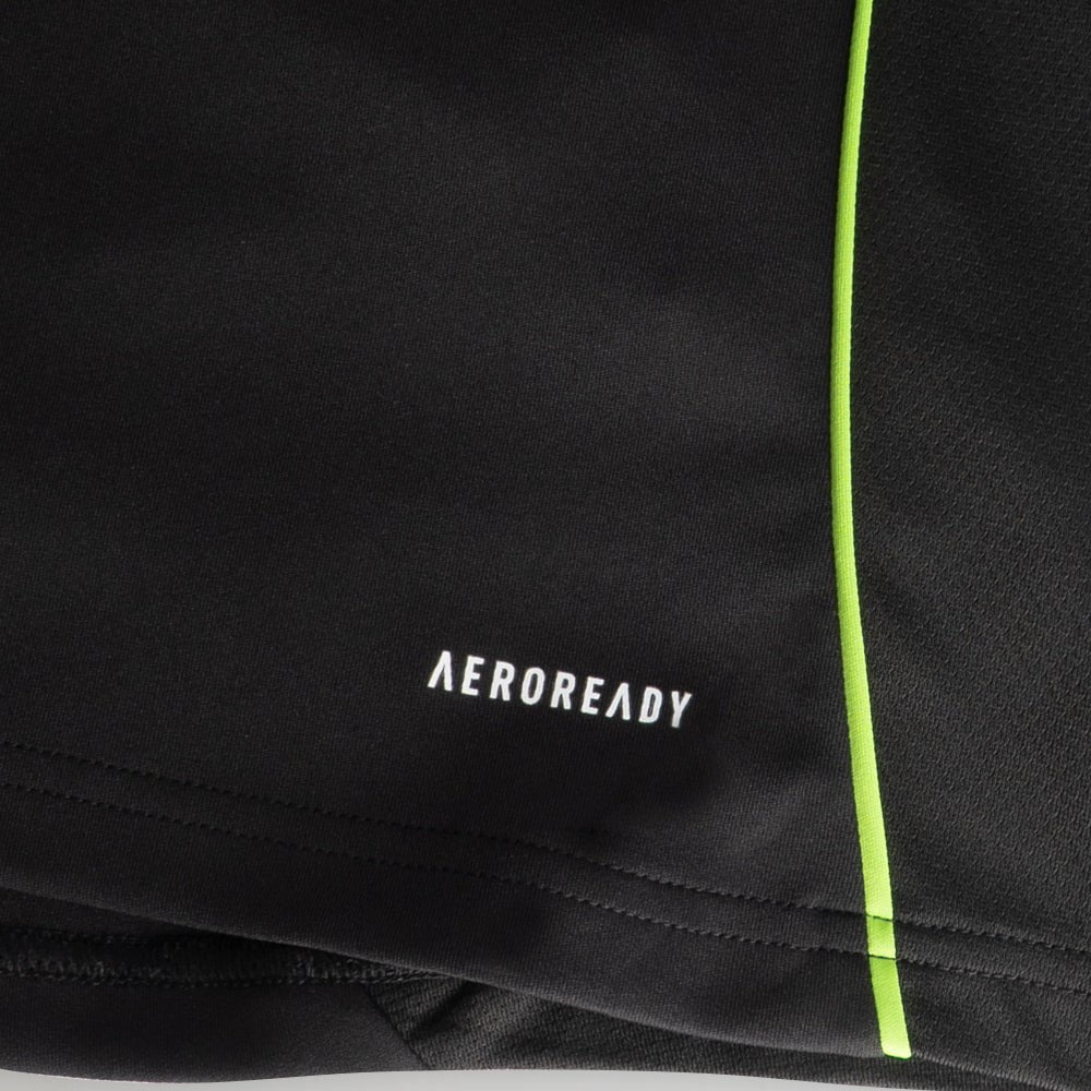 adidas Celtic Junior 2025/26 Black and Neon Green Training Top