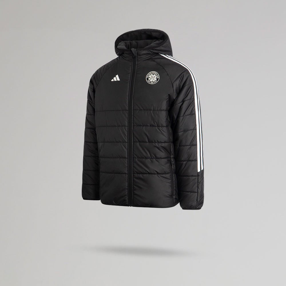 adidas Celtic Junior 2025/26 Black Winter Jacket