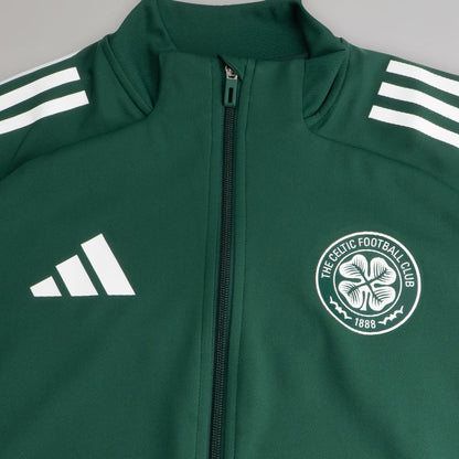 adidas Celtic Junior 2025/26 Dark Green Track Jacket