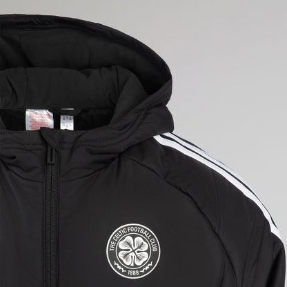 adidas Celtic Junior 2026/27 Black Winter Jacket