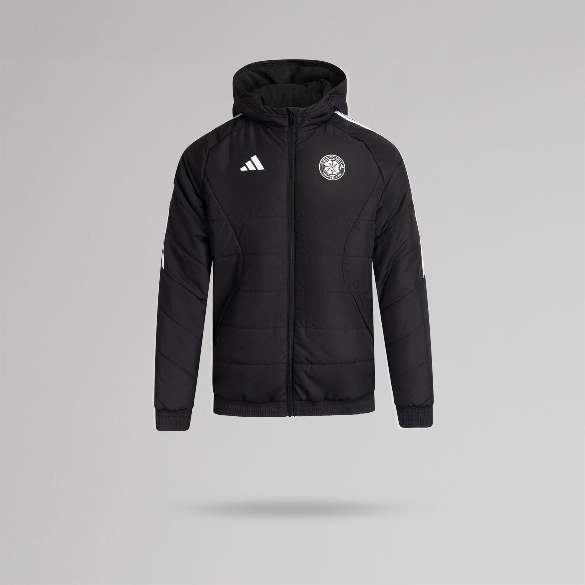 adidas Celtic Junior 2026/27 Black Winter Jacket