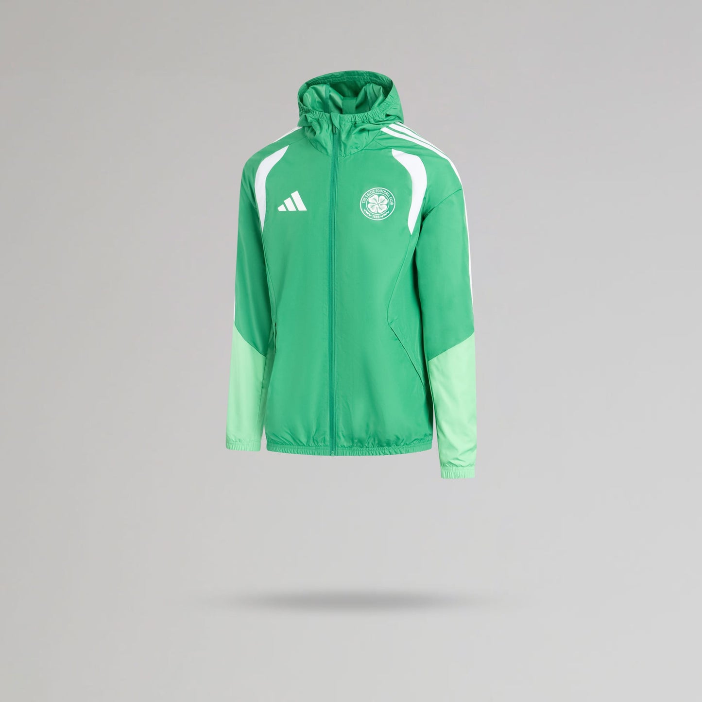 adidas Celtic Junior 2026/27 Green All Weather Jacket