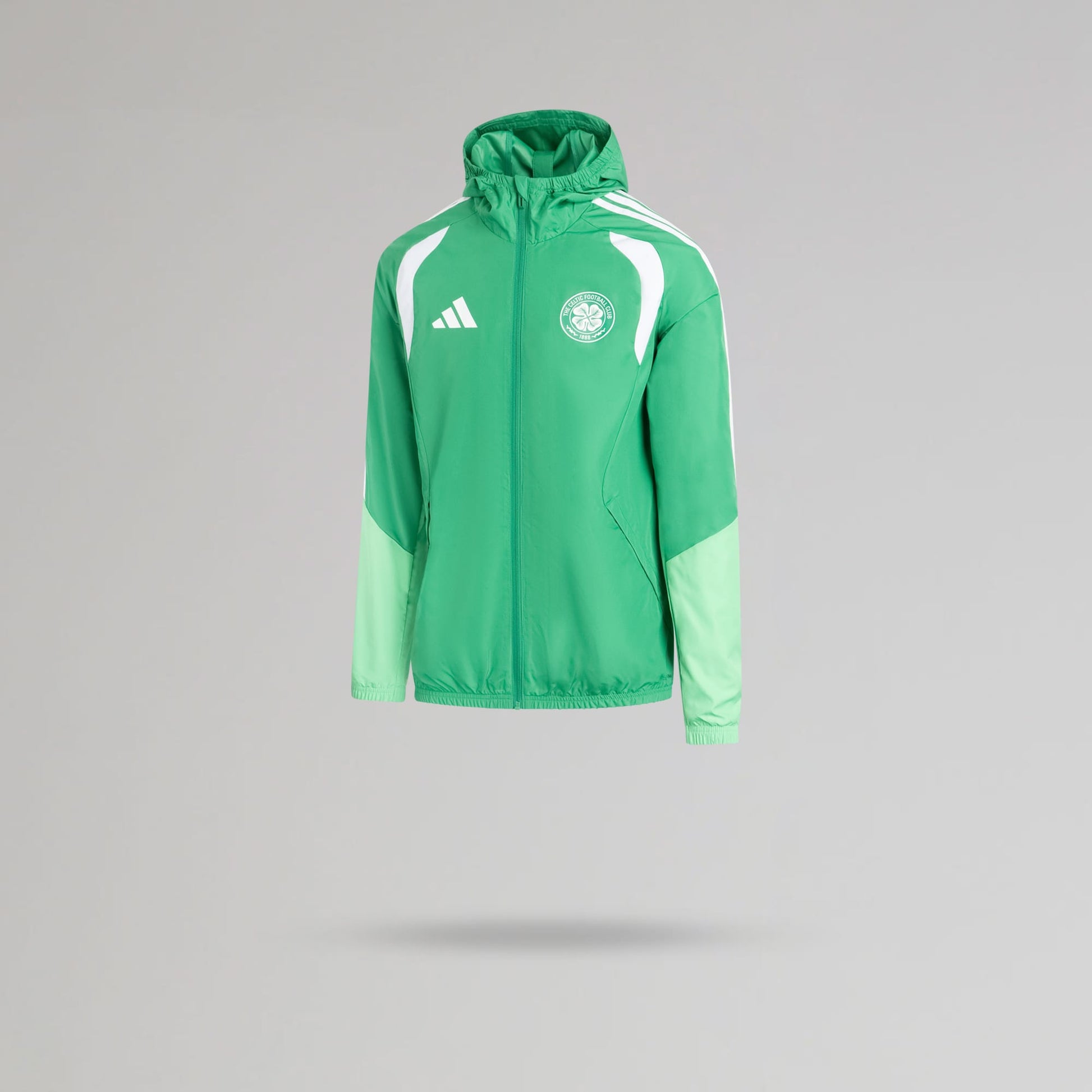 adidas Celtic Junior 2026/27 Green All Weather Jacket