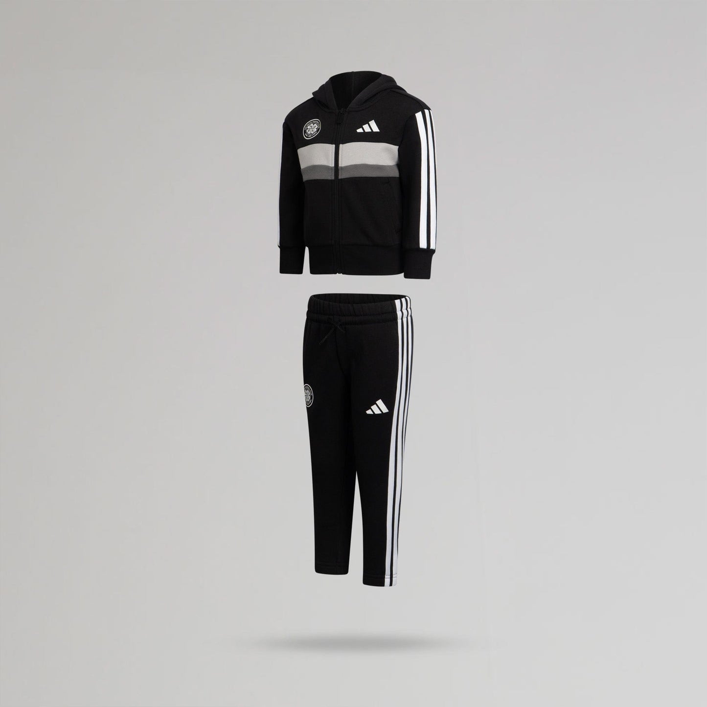 adidas Celtic Junior Black Tracksuit