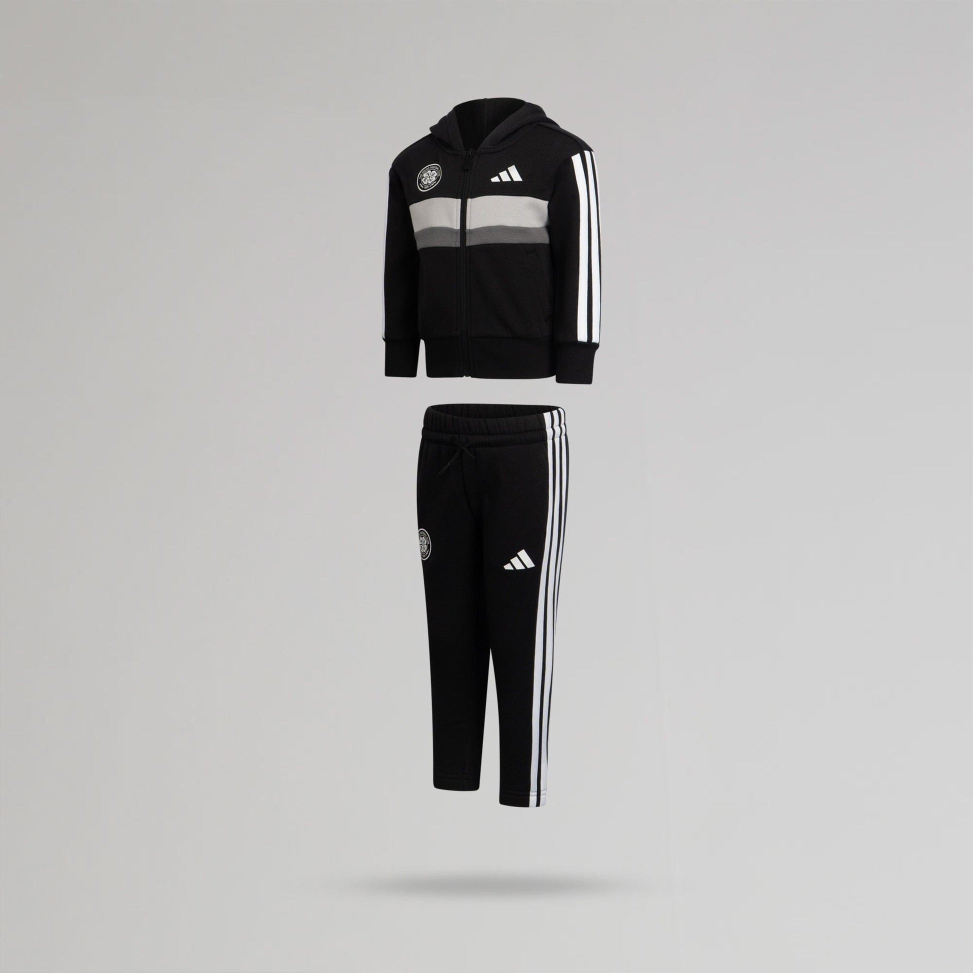 adidas Celtic Junior Black Tracksuit