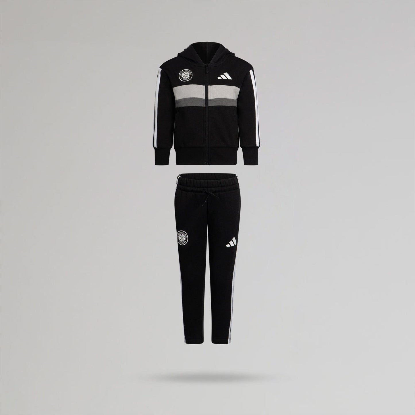 adidas Celtic Junior Black Tracksuit