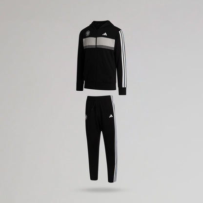 adidas Celtic Junior Black Tracksuit