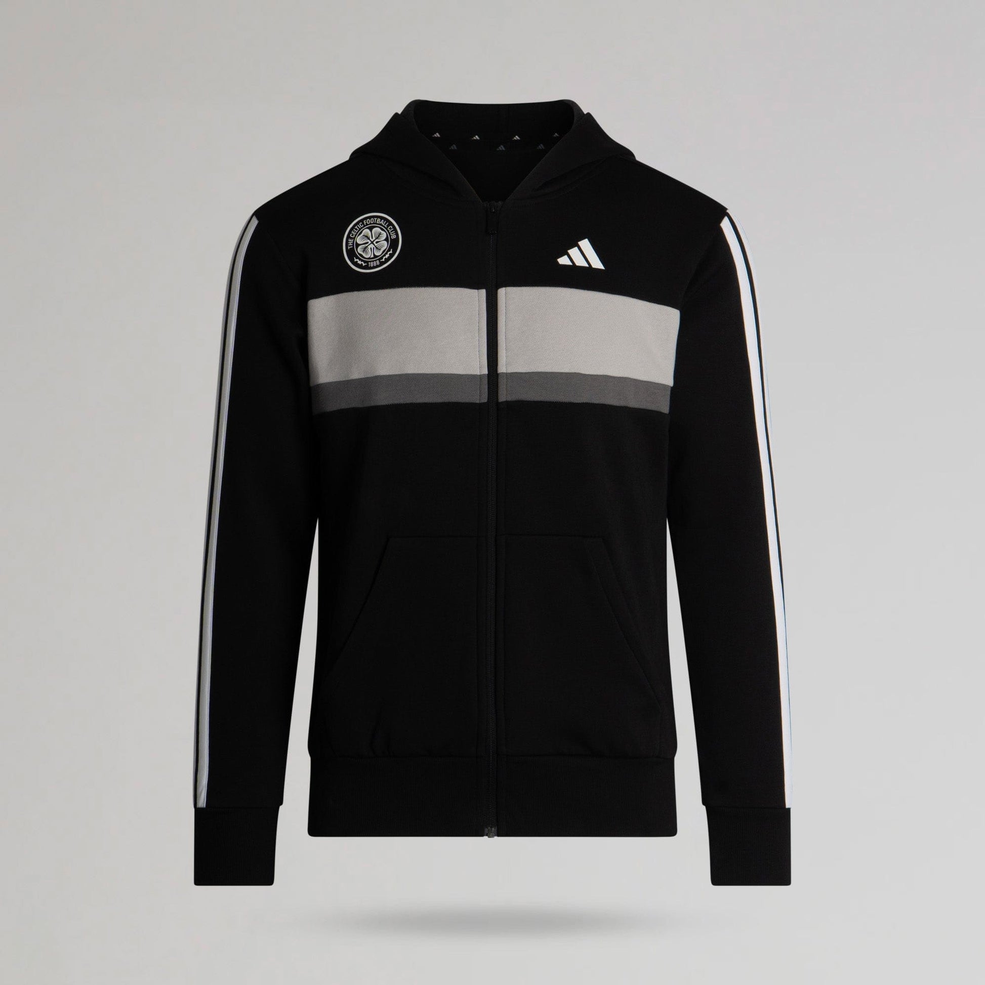 adidas Celtic Junior Black Tracksuit