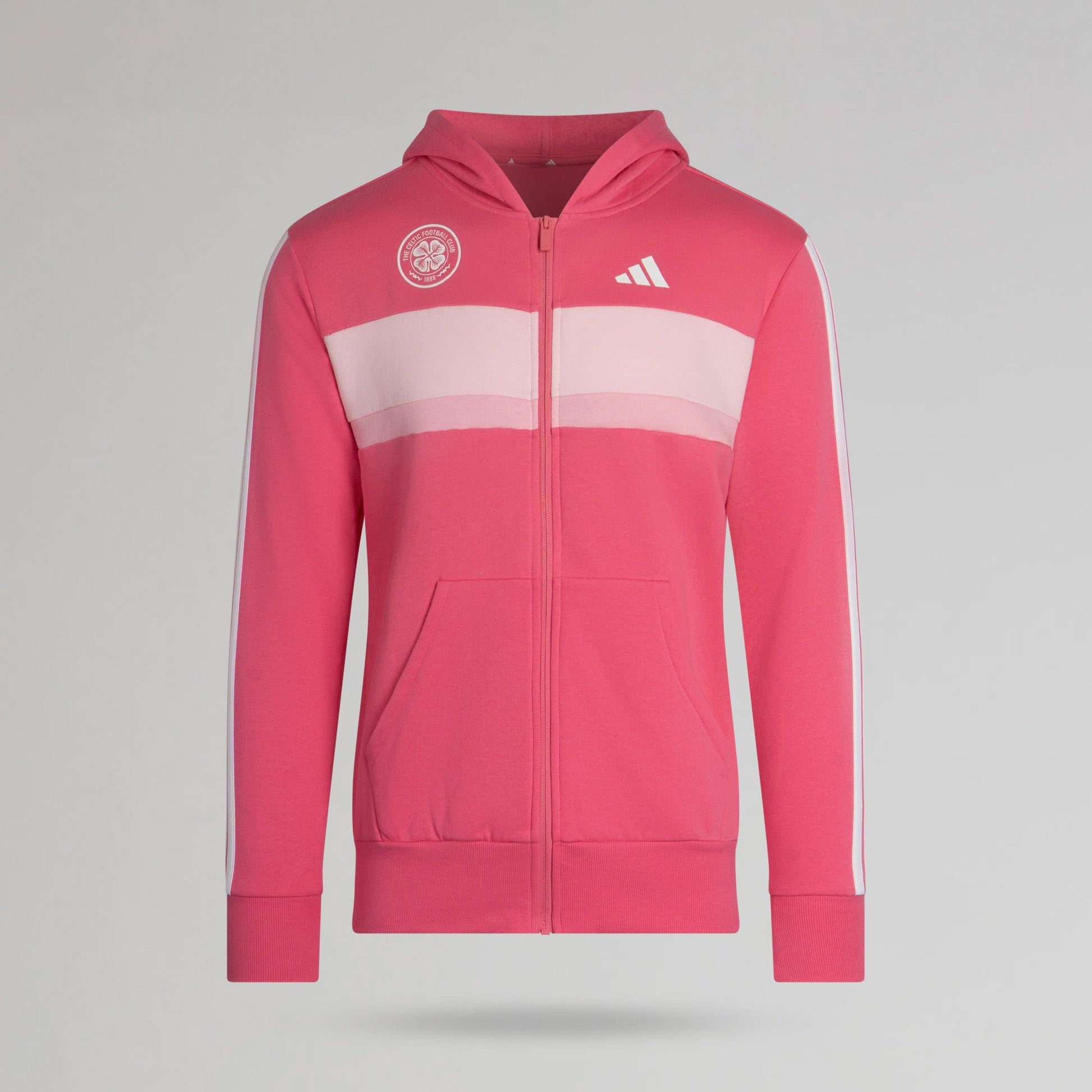 adidas Celtic Junior Pink Tracksuit