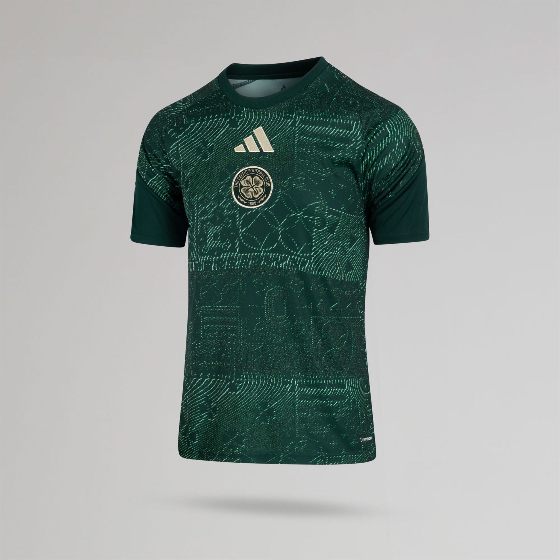 adidas Celtic Men's 2026/27 Dark Green Pre-Match Jersey