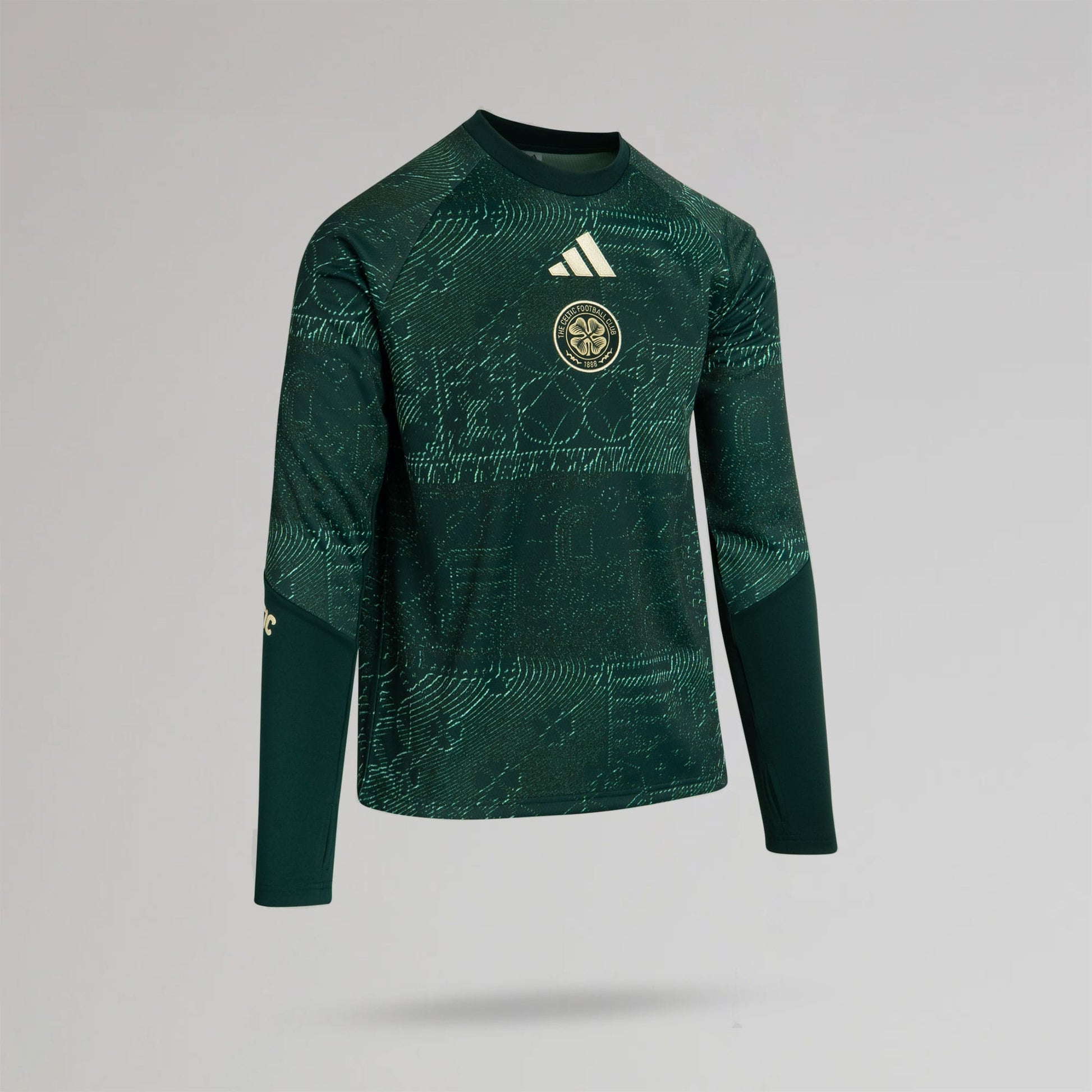 adidas Celtic Men's 2026/27 Dark Green Pre-Warm Top