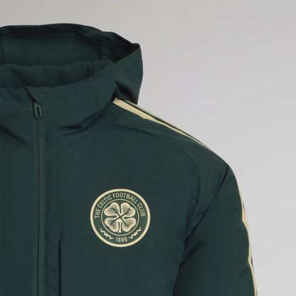 adidas Celtic Men's 2026/27 Shadow Green Parka
