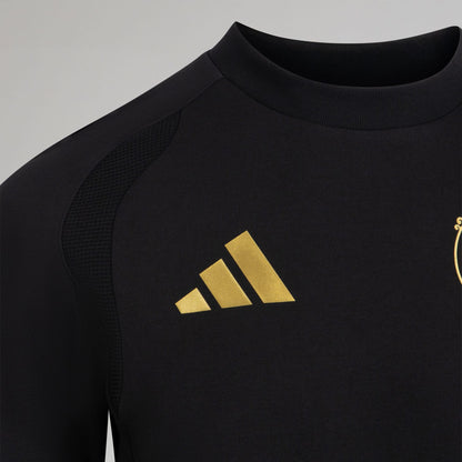 adidas Celtic Tiro Travel Black Crewneck Sweatshirt