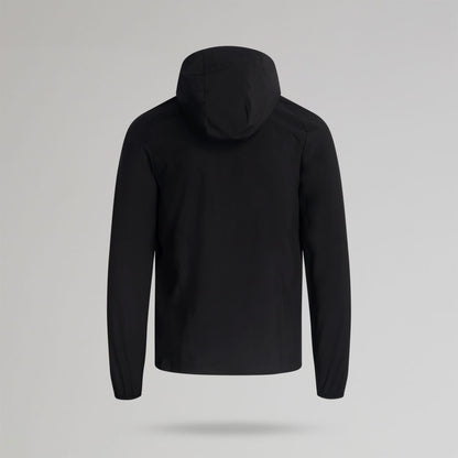 adidas Celtic Tiro Travel Black Full Zip Hooded Windbreaker
