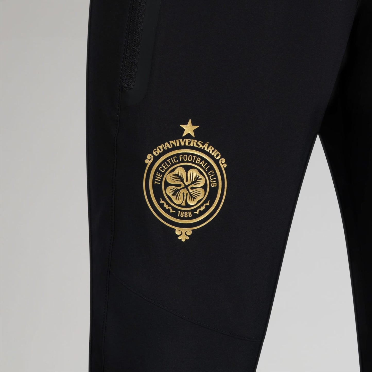 adidas Celtic Tiro Travel Black Pants
