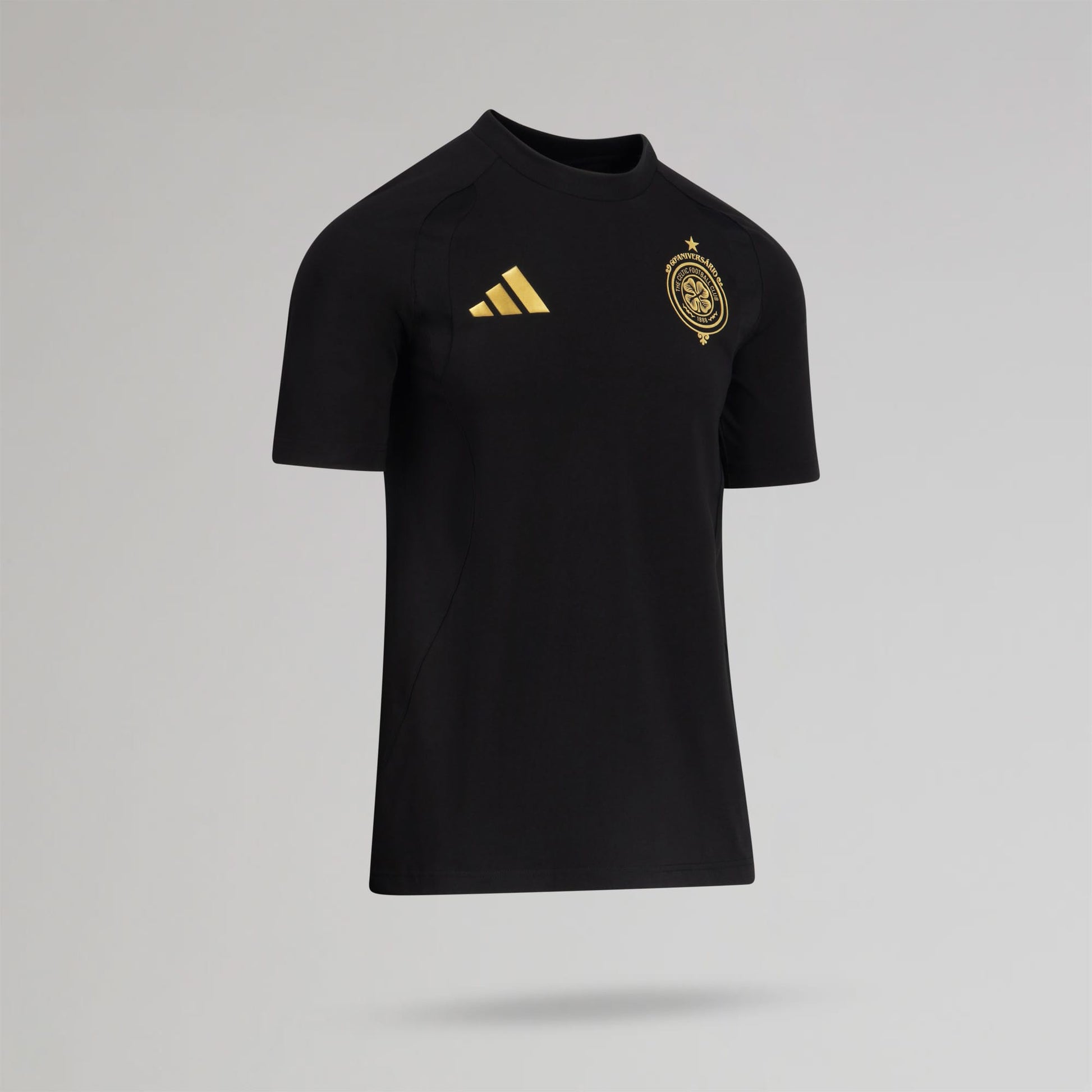 adidas Celtic Tiro Travel Black T-Shirt
