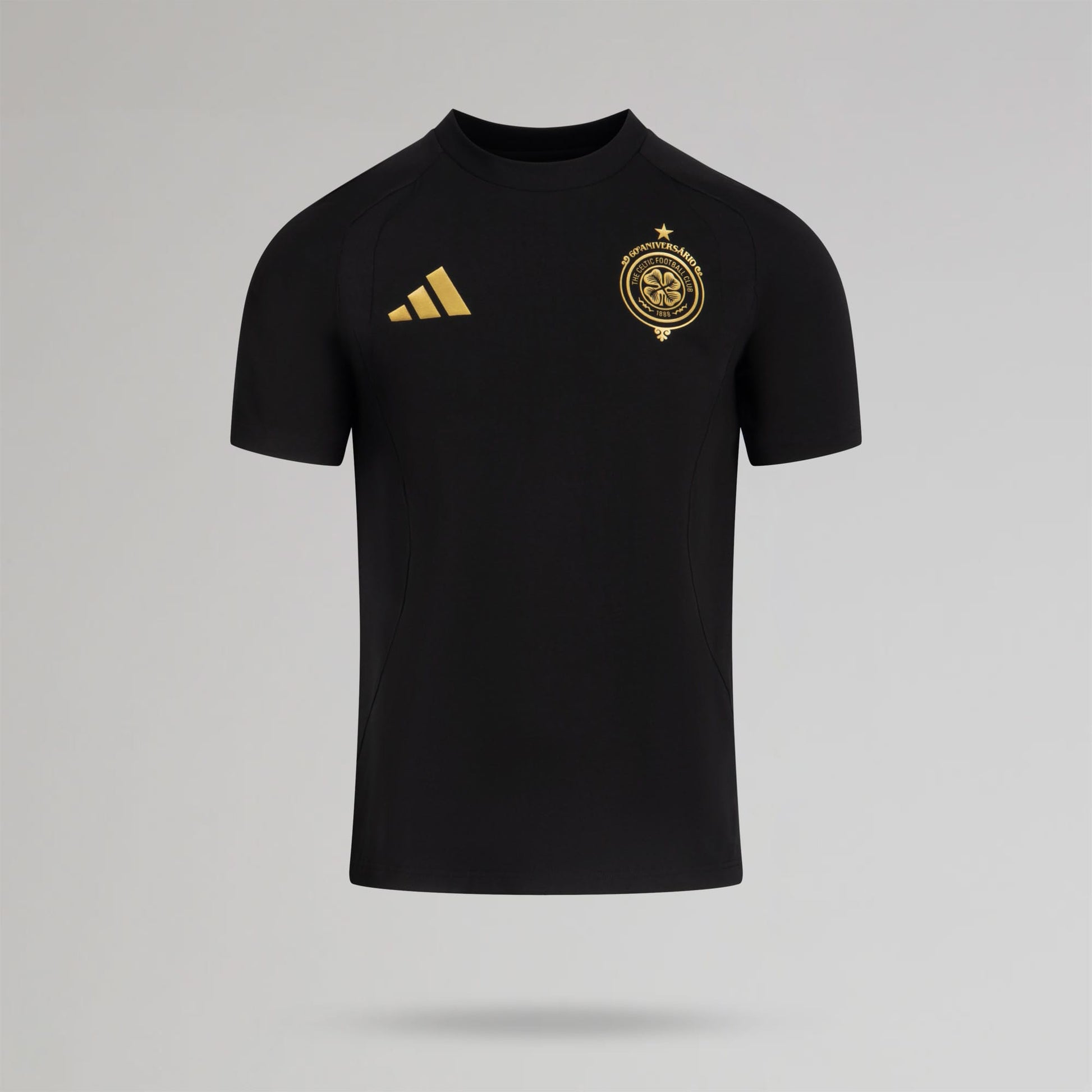 adidas Celtic Tiro Travel Black T-Shirt