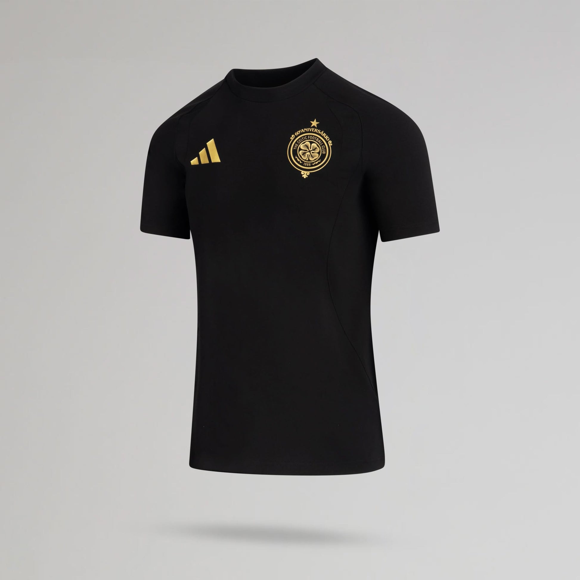 adidas Celtic Tiro Travel Black T-Shirt