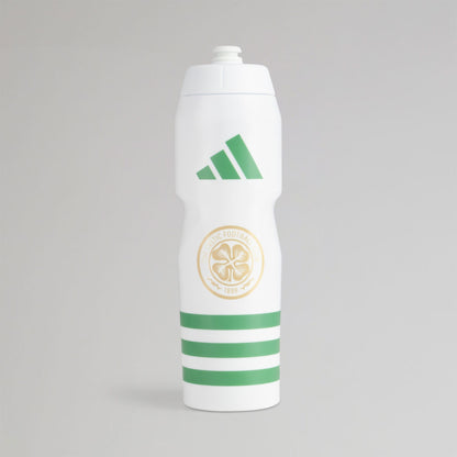 adidas Celtic White Hooped Water Bottle