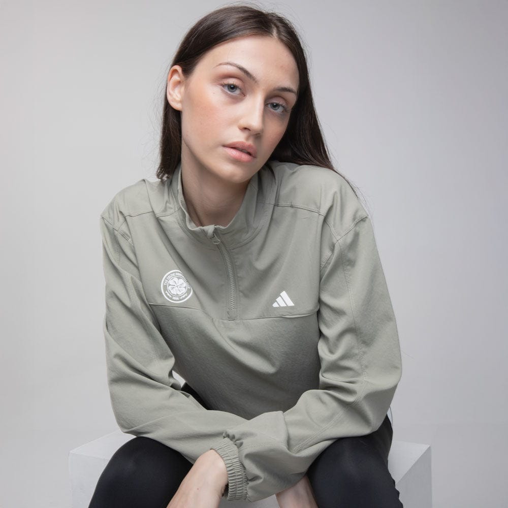 adidas Celtic Women's Training 1/4 Zip Jacket