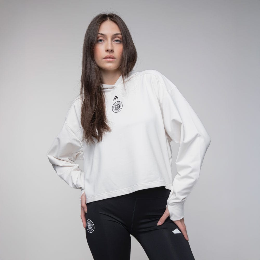 adidas Celtic Women's Training Loose Fit Back Ventilation Hoodie