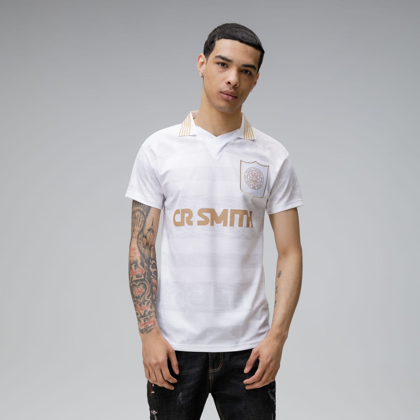 Celtic 1996 Gold Whiteout Retro Jersey