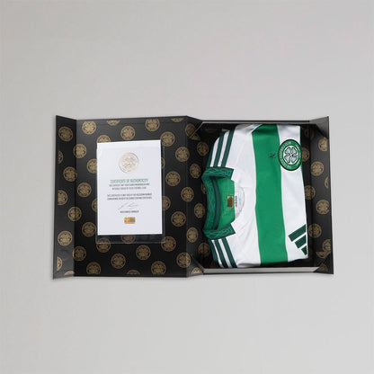 Celtic 2024/25 Alistair Johnston Signed Home Jersey