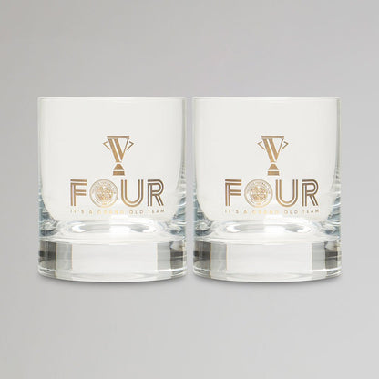 Celtic 2024/25 Champions Set of 2 Whisky Glasses