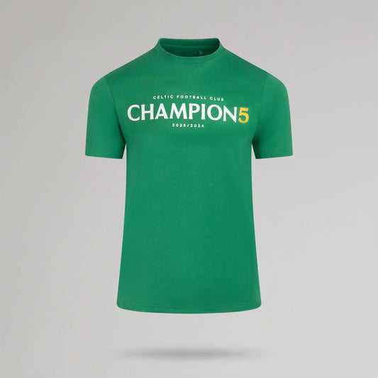 Celtic 2025/26 Champions Adults T-Shirt